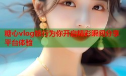糖心vlog旅行为你开启精彩瞬间分享平台体验
