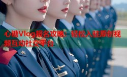 心糖Vlog报名攻略：轻松入驻原创视频互动社交平台