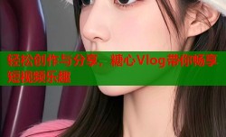 轻松创作与分享，糖心Vlog带你畅享短视频乐趣