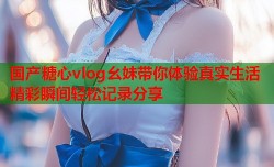 国产糖心vlog幺妹带你体验真实生活精彩瞬间轻松记录分享