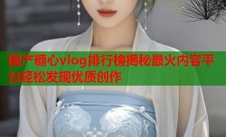 国产糖心vlog排行榜揭秘最火内容平台轻松发现优质创作