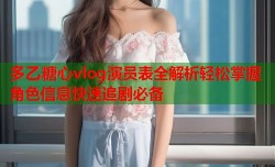 多乙糖心vlog演员表全解析轻松掌握角色信息快速追剧必备