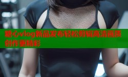 糖心vlog新品发布轻松剪辑高清画质创作更精彩