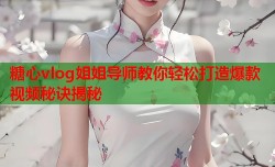 糖心vlog姐姐导师教你轻松打造爆款视频秘诀揭秘