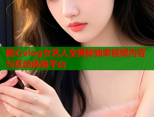 糖心vlog女艺人全揭秘独家视频内容与互动体验平台  第2张