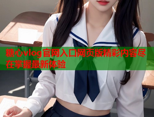糖心vlog官网入口网页版精彩内容尽在掌握最新体验  第1张